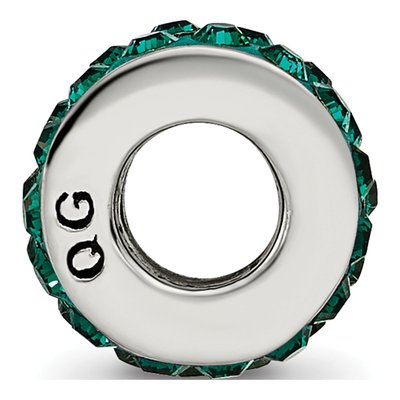 Sterling Silver Crystal May Bead – view 4