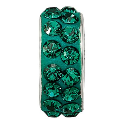 Sterling Silver Crystal May Bead – view 5