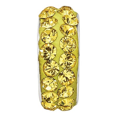 Sterling Silver Crystal November Bead – view 5