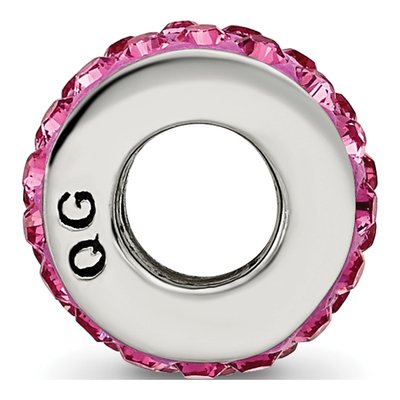 Sterling Silver Crystal Bead – view 4