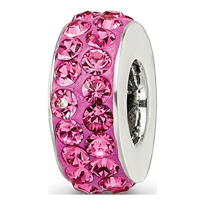 Sterling Silver Crystal Bead