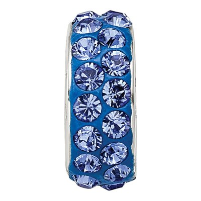 Sterling Silver Crystal September Bead – view 5