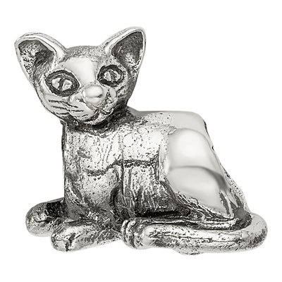 Sterling Silver Sphinx Cat Bead – view 5