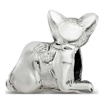 Sterling Silver Sphinx Cat Bead – view 7