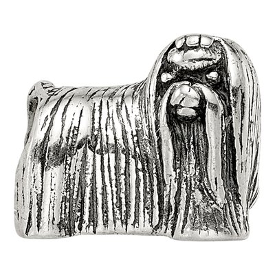 Sterling Silver Maltese Dog Bead – view 5