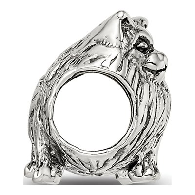 Sterling Silver Pomeranian Bead – view 4