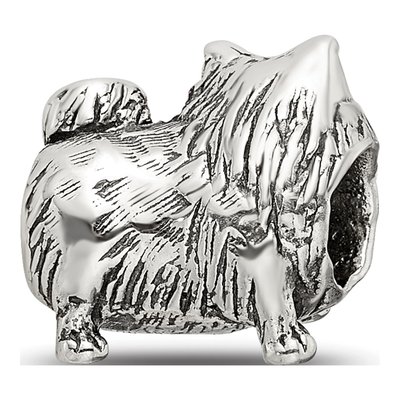 Sterling Silver Pomeranian Bead – view 7