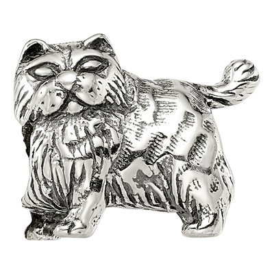 Sterling Silver Persian Cat Bead – view 5