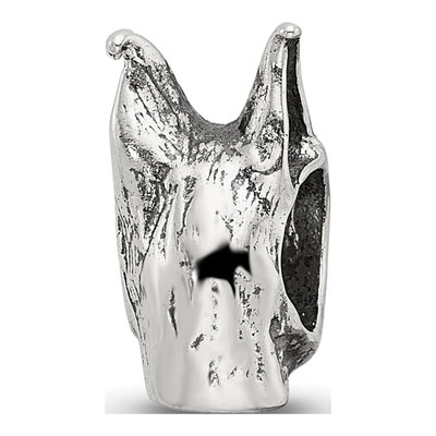 Sterling Silver Doberman Pinscher Head Bead – view 7