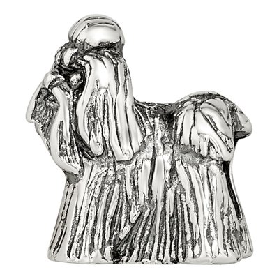 Sterling Silver Shih Tzu Bead – view 5