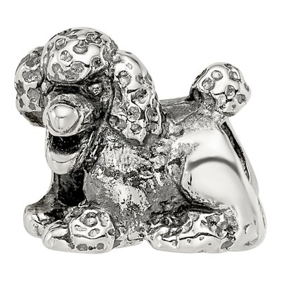 Sterling Silver Poodle Bead – view 5