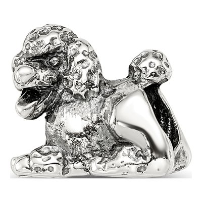 Sterling Silver Poodle Bead