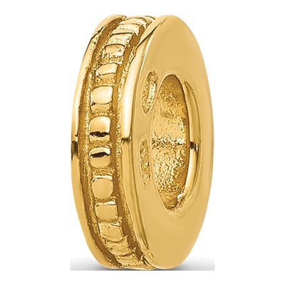 Gold-Plated Sterling Silver Spacer Bead