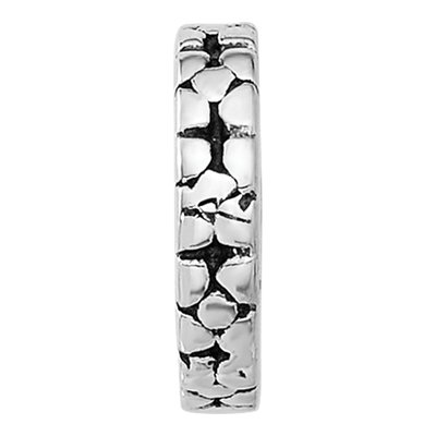 Sterling Silver Floral Spacer Bead – view 5