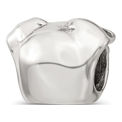 Sterling Silver Rottweiler Head Bead – view 8