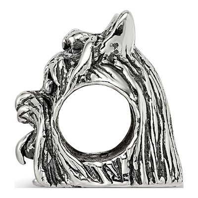 Sterling Silver Yorkshire Terrier Bead – view 4