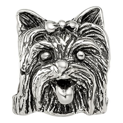 Sterling Silver Yorkshire Terrier Bead – view 5