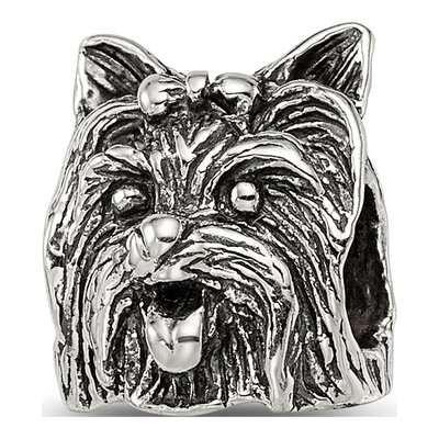 Sterling Silver Yorkshire Terrier Bead