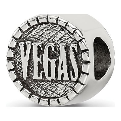 Sterling Silver Vegas Bead