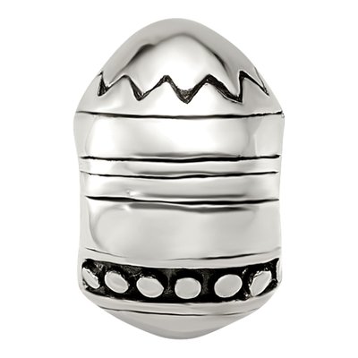 Sterling Silver Easter Egg Bead – view 5