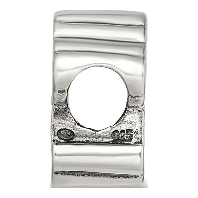 Sterling Silver Budded Cross Bead – view 4