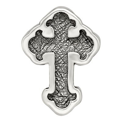 Sterling Silver Budded Cross Bead – view 6