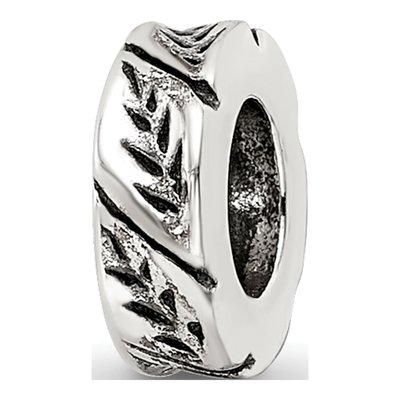 Sterling Silver Leaf Spacer Bead