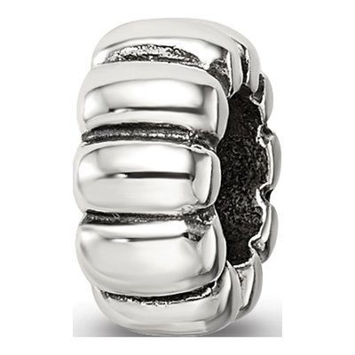 Sterling Silver Scalloped Spacer Bead