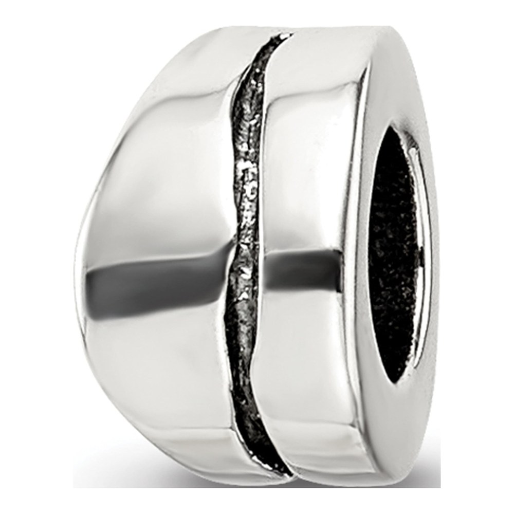 Sterling Silver Wavy Spacer Bead
