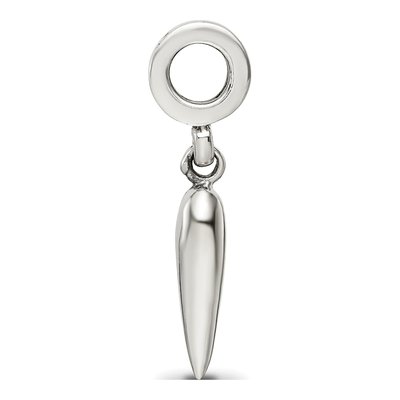 Sterling Silver Horn Dangle Bead – view 4