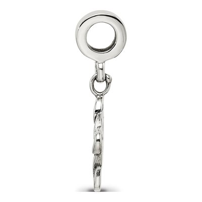 Sterling Silver Celtic Weave Cross Dangle Bead – view 4