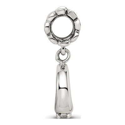 Sterling Silver CZ Engagement Dangle Bead – view 4