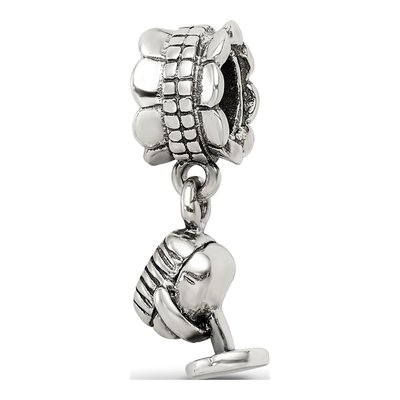 Sterling Silver Microphone Dangle Bead – view 7