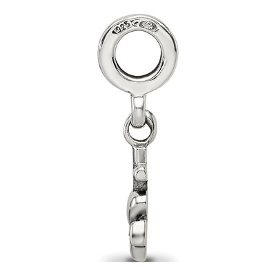 Sterling Silver Heart Dangle Bead – view 4