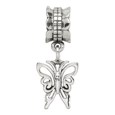 Sterling Silver Butterfly Dangle Bead – view 6