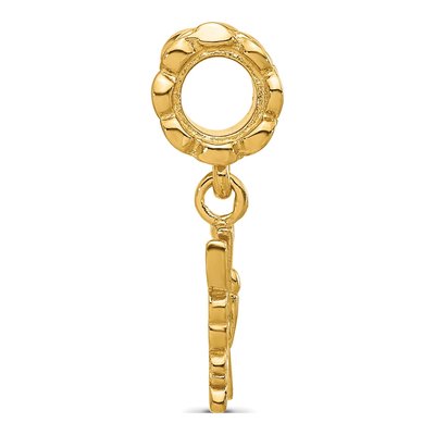 Gold-Plated Sterling Silver Butterfly Dangle Bead – view 3