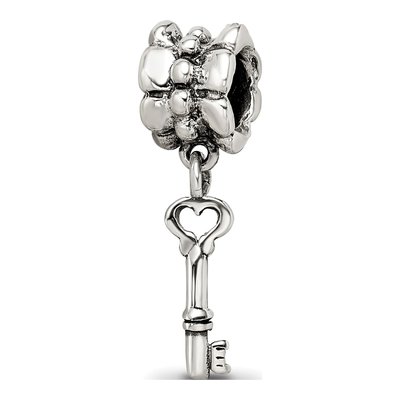 Sterling Silver Key Dangle Bead