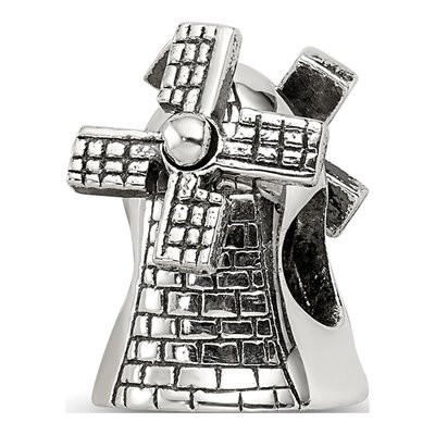 Sterling Silver Windmill Bead