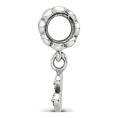 Sterling Silver Letter B Dangle Bead – view 4