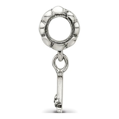 Sterling Silver Letter I Dangle Bead – view 4