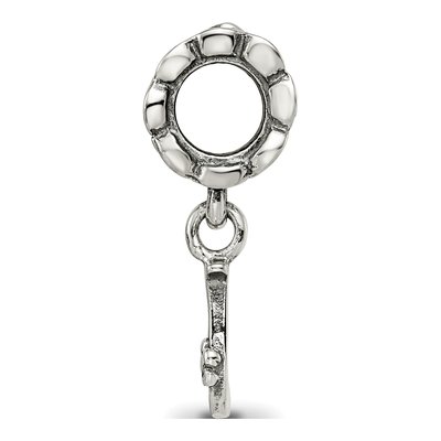 Sterling Silver Letter J Dangle Bead – view 4