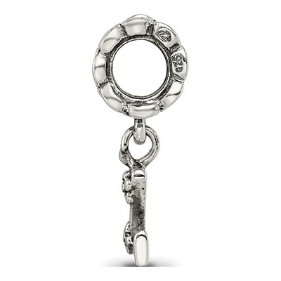 Sterling Silver Letter Z Dangle Bead – view 4