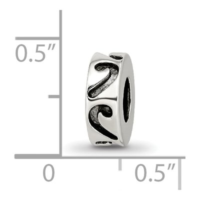 Sterling Silver Stopper Bead – view 5