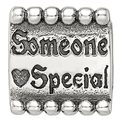 Sterling Silver 'someone Special' Triangle Bead – view 5