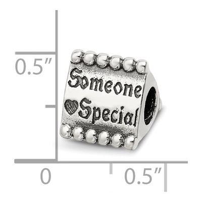 Sterling Silver 'someone Special' Triangle Bead – view 6