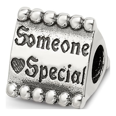 Sterling Silver 'someone Special' Triangle Bead