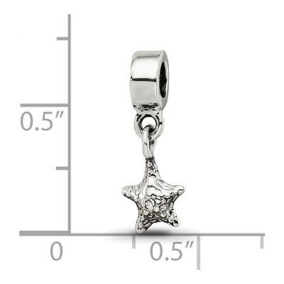 Sterling Silver Kids Star Dangle Bead – view 5