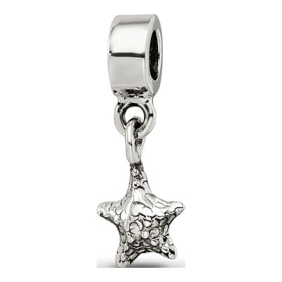 Sterling Silver Kids Star Dangle Bead