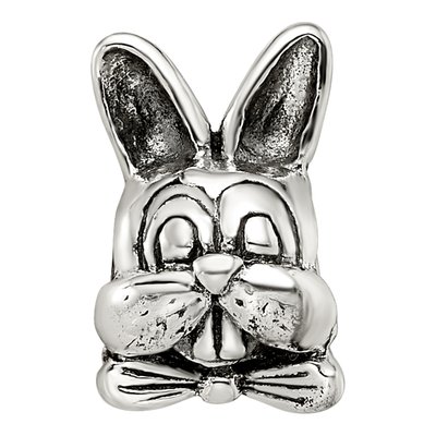 Sterling Silver Easter Bunny Bead – view 5