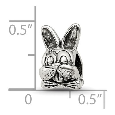 Sterling Silver Easter Bunny Bead – view 7
